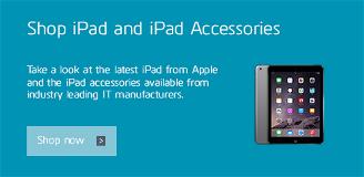 Shop iPad and iPad accessories banner
